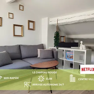 Le Rouge Au Coeur Du Centre Historique Appartement Avignon
